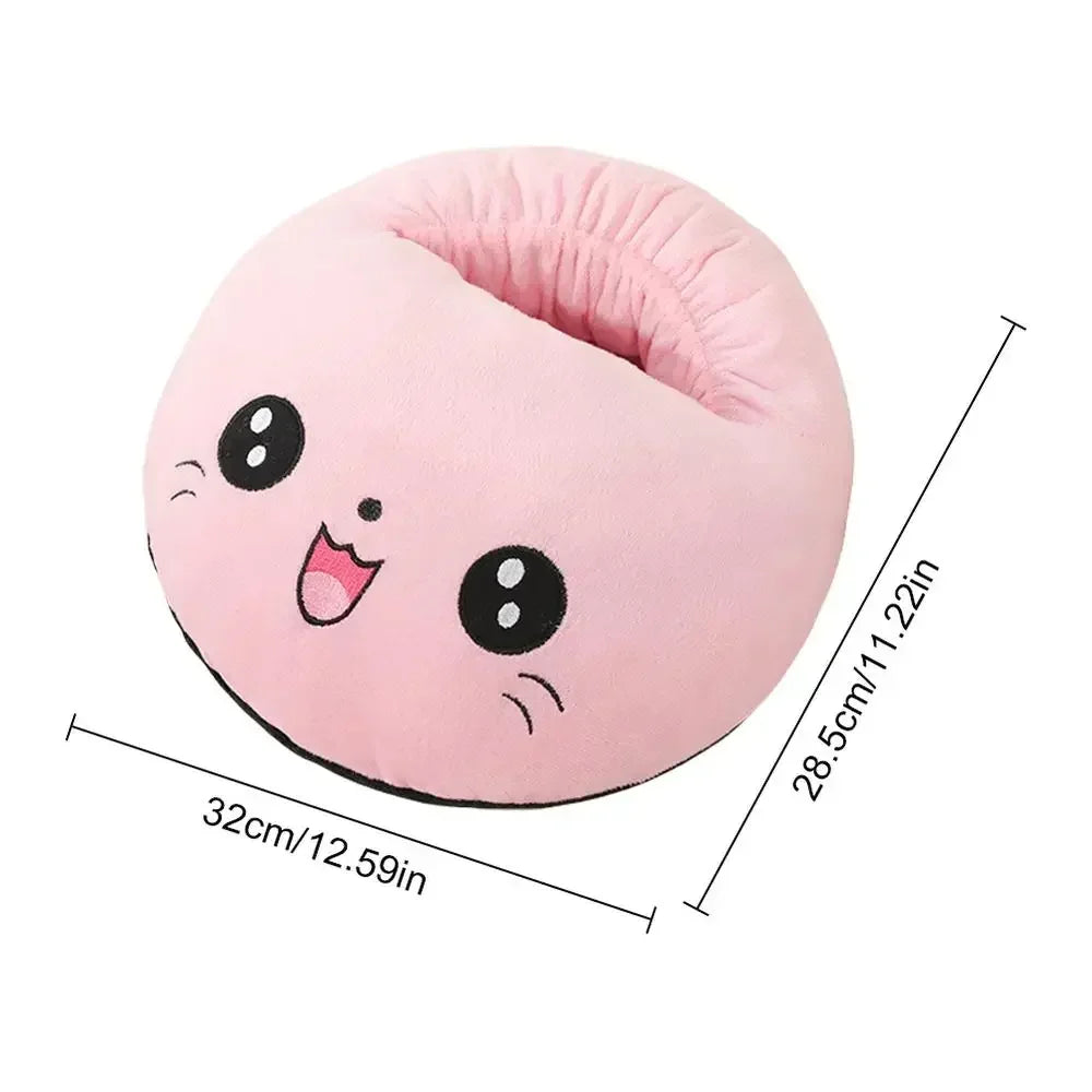 USB Electric Foot Warmer – Plush Heated Feet Cover for Home Electric Foot Warmer Zpaxo cat
