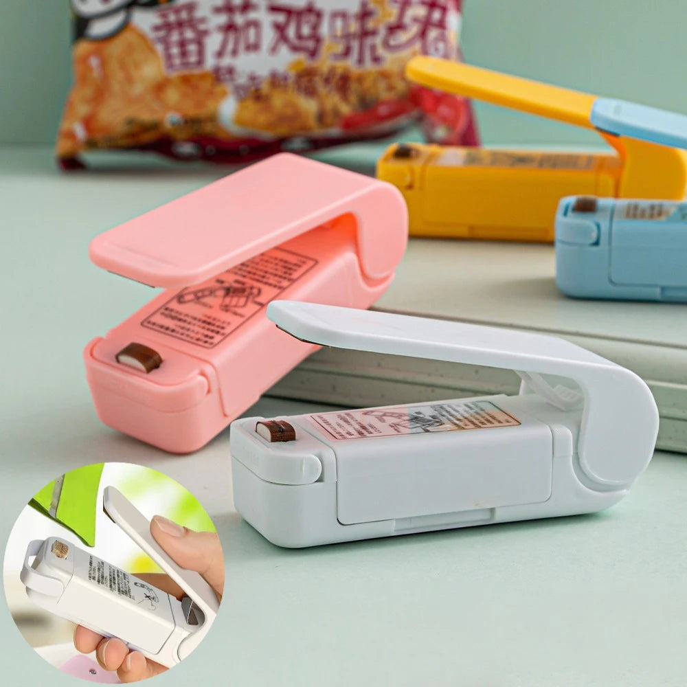 Mini Heat Bag Sealing Machine Package Sealer Bags Thermal Plastic