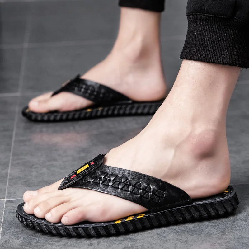 Men's Slippers Comfortable Lightweight Soft Sole Casual Slides Indoor