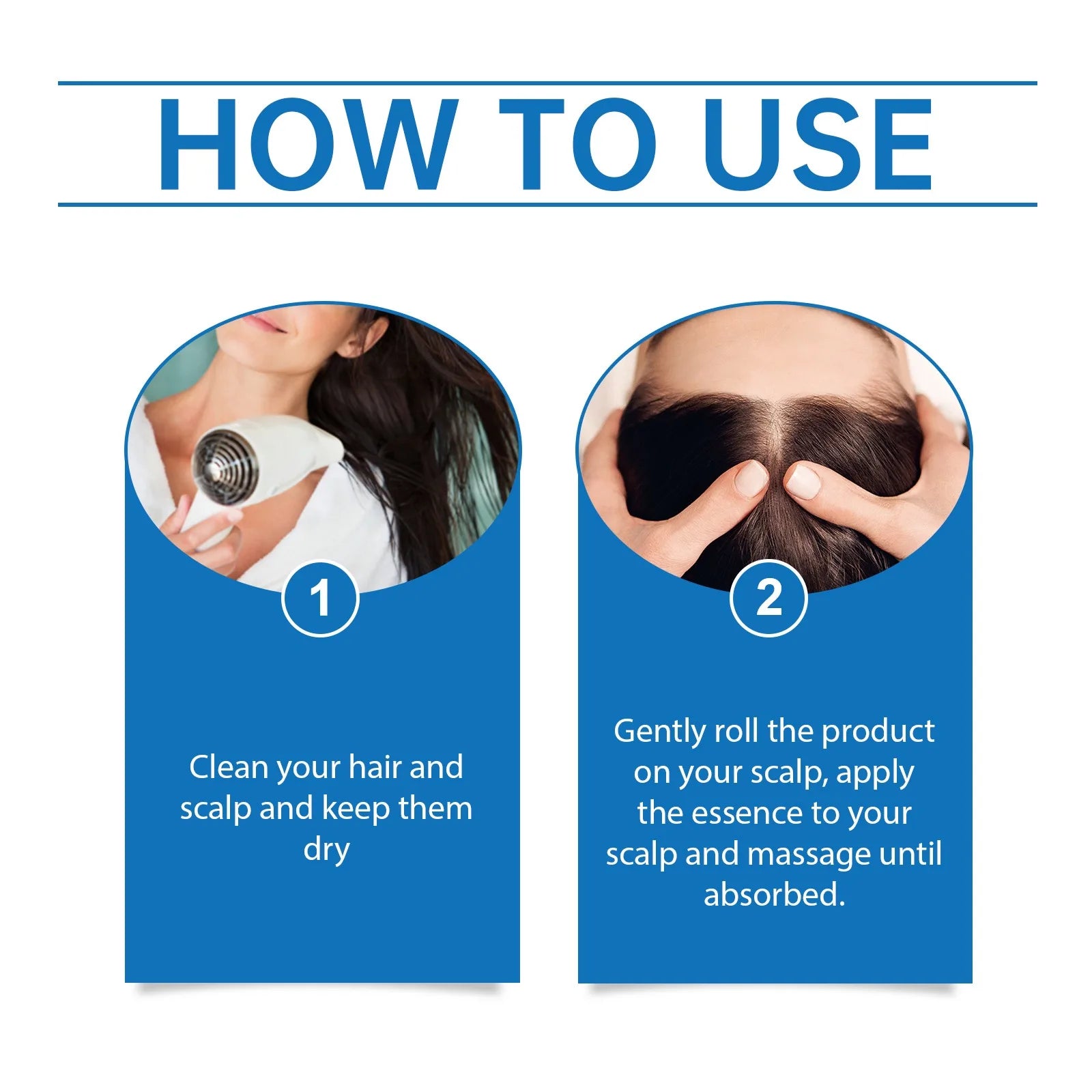 Rosemary Hair Growth Roller Serum | Scalp & Follicle Essence Hair Growth Serum Zpaxo