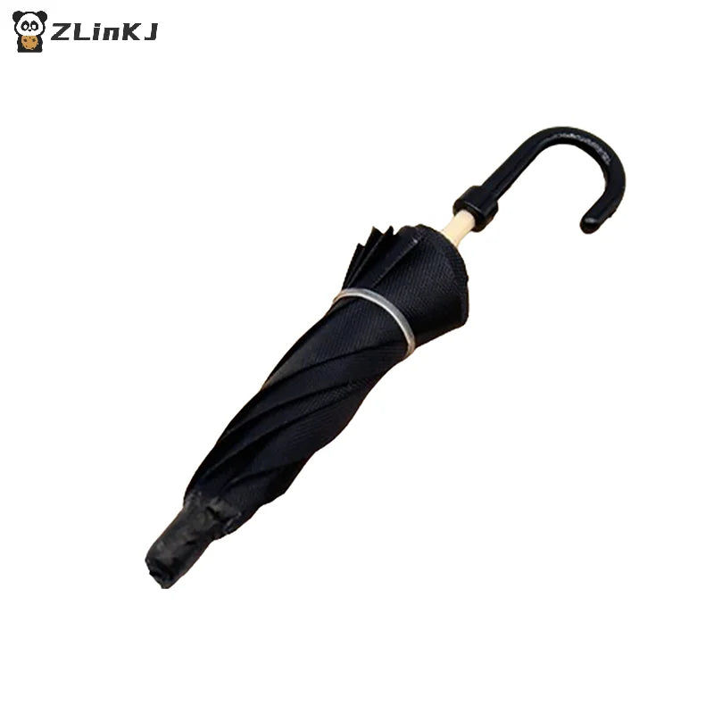 ▶1:12 Dollhouse Simulation Mini Black Umbrella Model Toys Accessories Decoration Retro Miniature Scene Ornaments Zpaxo