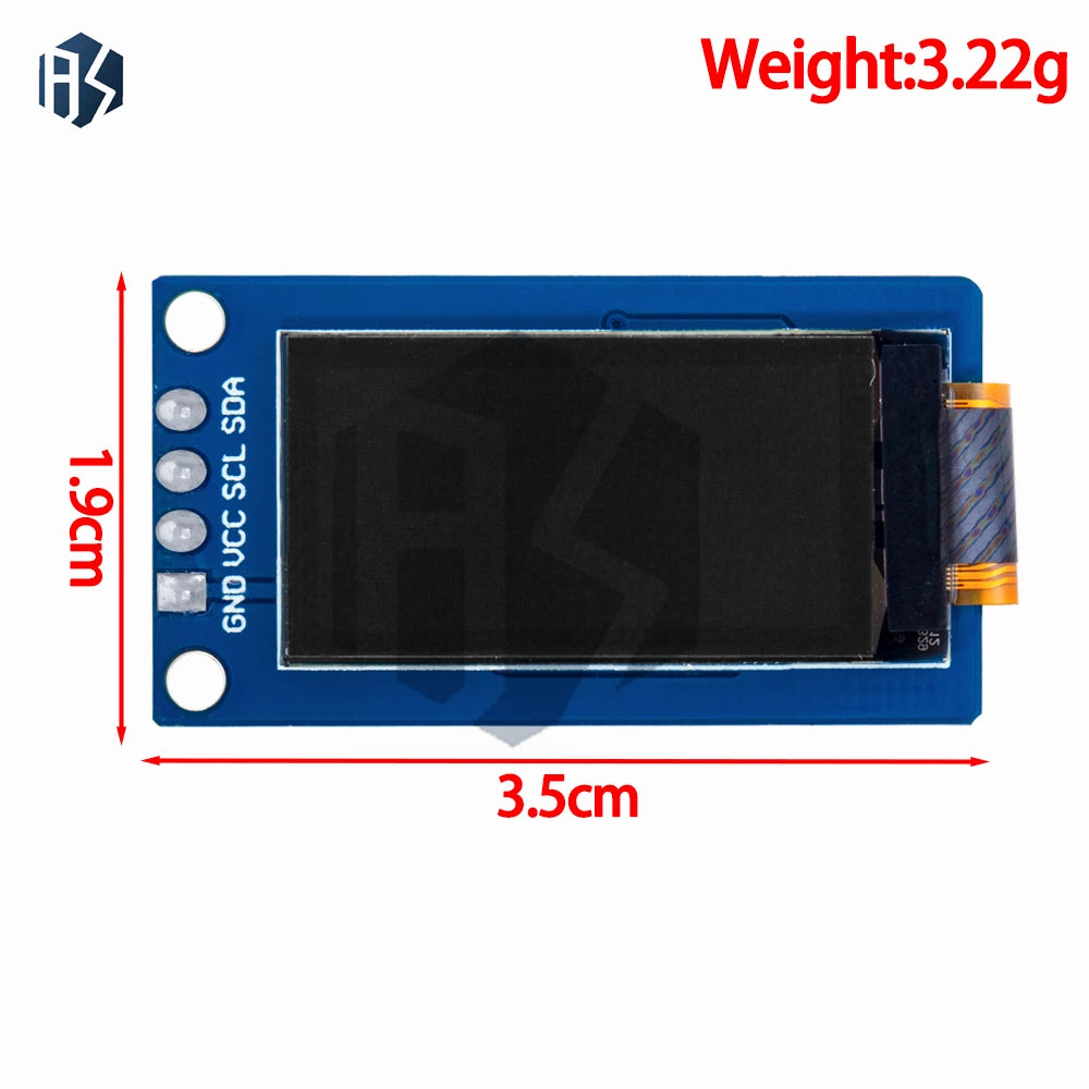 Multi-Size 64×128 OLED Vertical Display Module (0.96/1.3/1.54 Inch) – 4PIN, SH1107/SSD1312/SSD1317 Driven Zpaxo