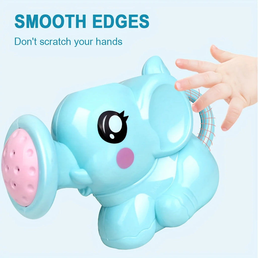 Youngsters Bath Toys Cute Cartoon Elephant Shower Kettle Fun Time