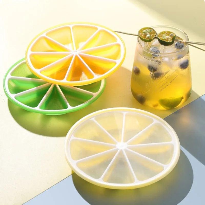 Lemon Shape Silicone Ice Mold Food Grade Easy Release Cocktails