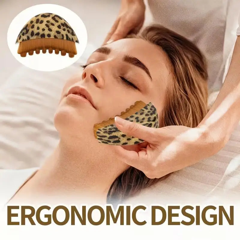 1pcs Manual Lymphatic Face Cleansing Brush – Ergonomic Dry for Chin, Jawline & Facial Sculpting Zpaxo