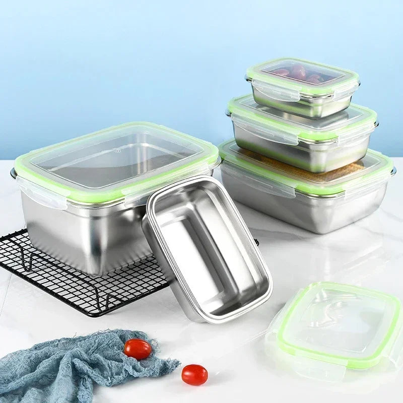 304 Stainless Steel Leak-Proof Lunch Box | Food Storage Container Food Storage Container Zpaxo