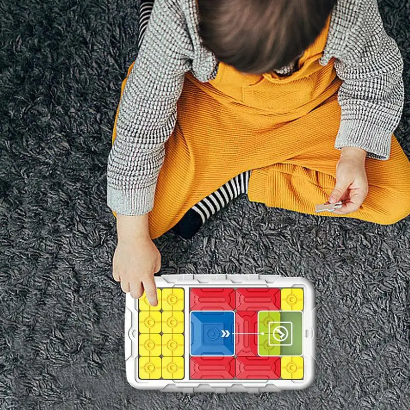 Slide Puzzles Kids Educational Puzzle Board Brain Toys 500 Challenges Zpaxo