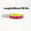 300CM Extra Strong Double Sided Tape Adhesive Car Special Tear Off Without Leaving Traces High Viscosity Mounting Fixing Sticky Zpaxo 15mm