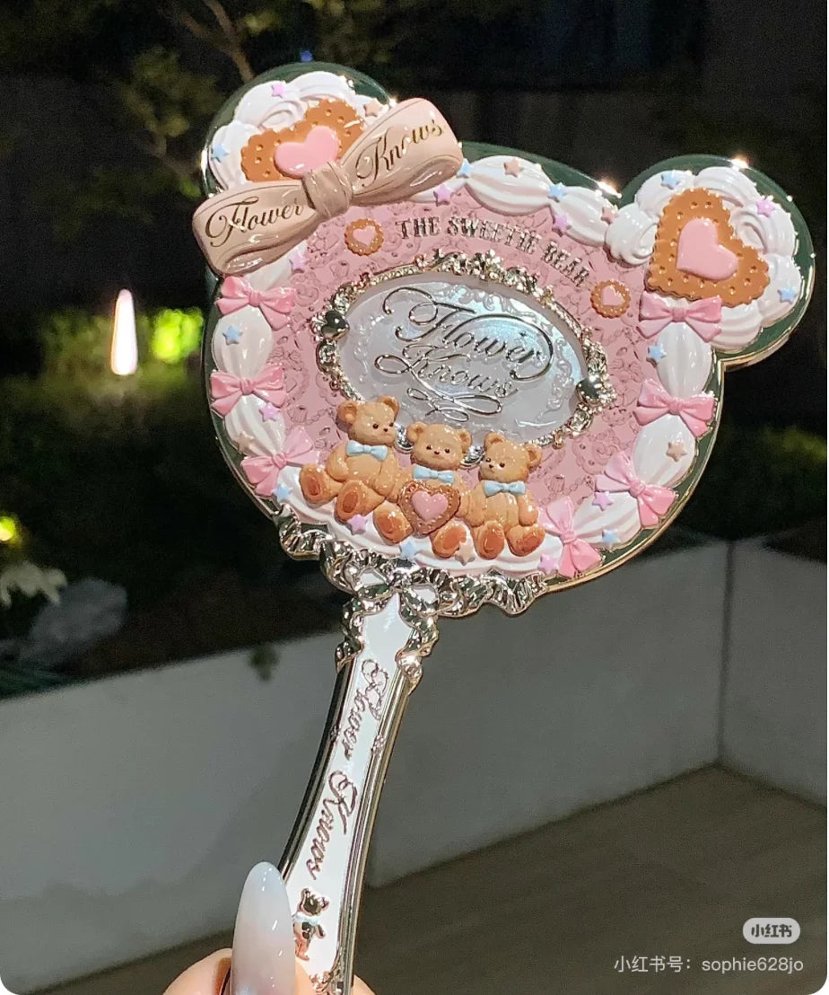 Flower Knows 9th Anniversary Limited Edition Luxury Vanity Mirror Zpaxo pink