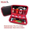 Hard Drive Accessories Case Bag WD Seagate HDD Power Phone USB Cable Zpaxo L