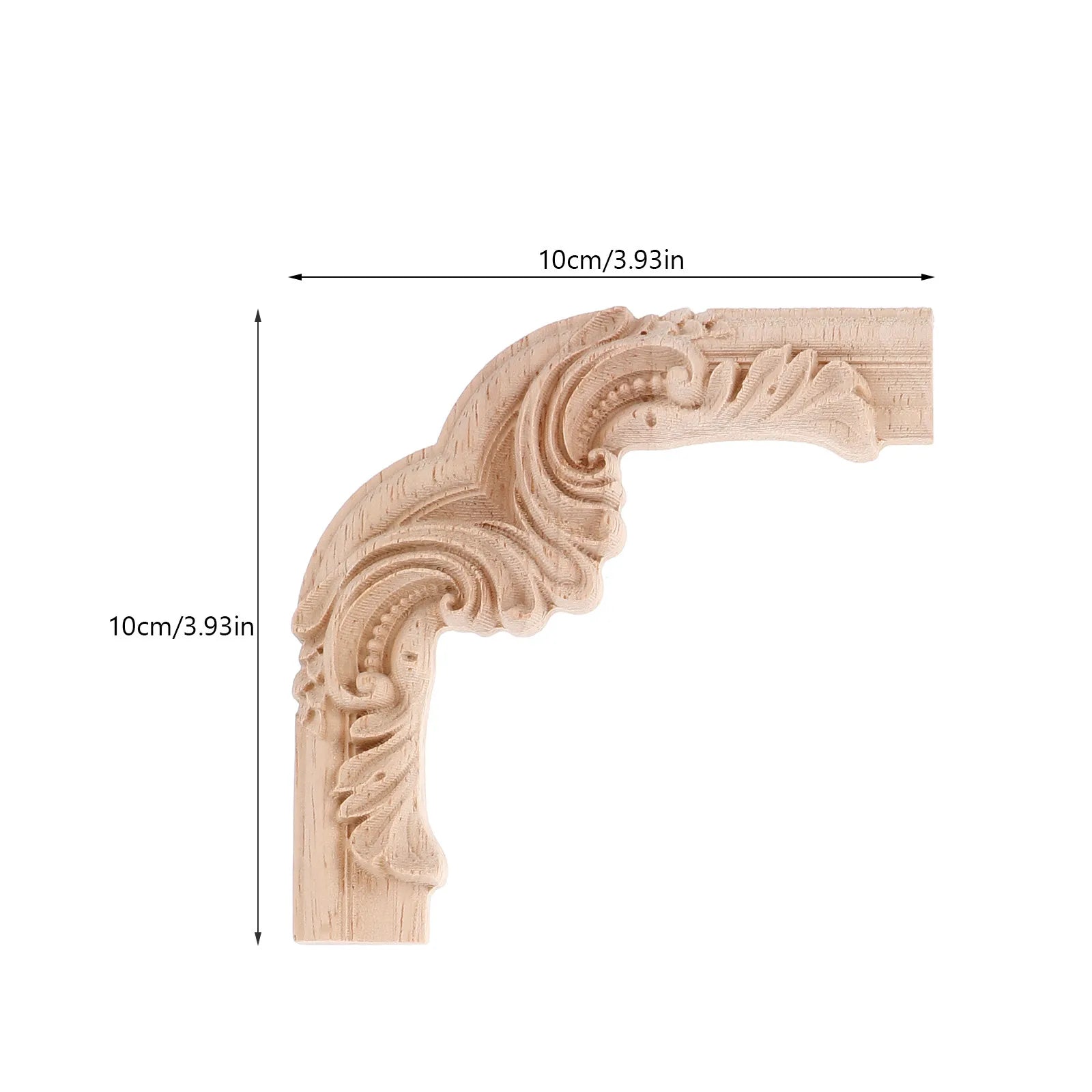 Wood Carved Appliques French Luxury Decorative Corner Onlays