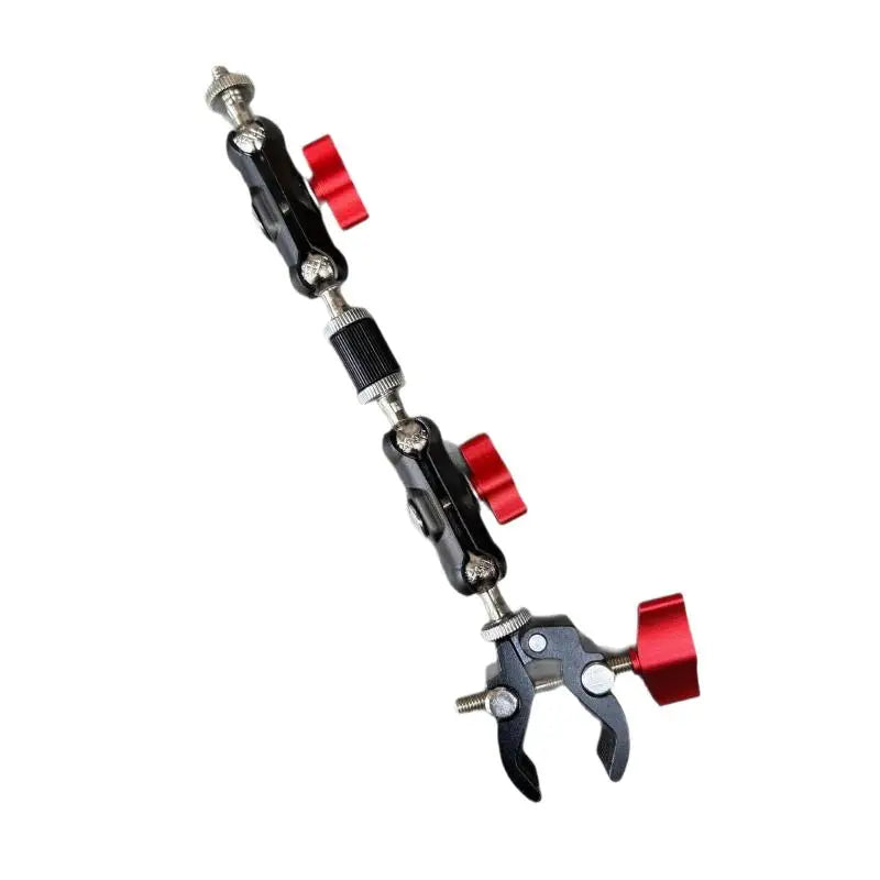 1 Set Photography Accessories Camera Metal Super Clamp With Double Ball Head Magic Arm For Monitor Light Mic Phone Mount Zpaxo