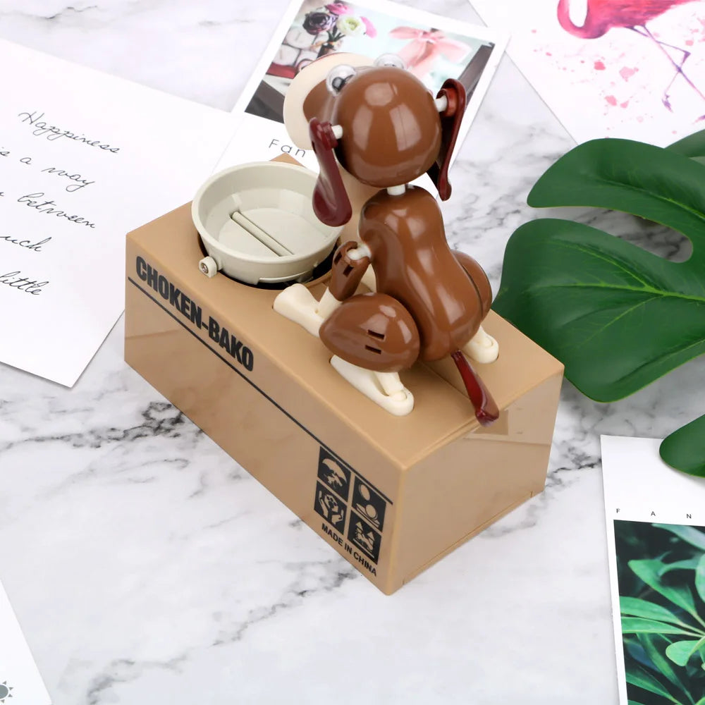 Kids Electronic Piggy Banks Money Saving Box Automated Boxes Cartoon