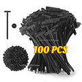 Nylon Universal Cable Tie Buckle Heavy Duty Self-Locking Nylon Zip Ties with Button Fixion Tools for Car Repair Cable Ties Tool Zpaxo 100pcs