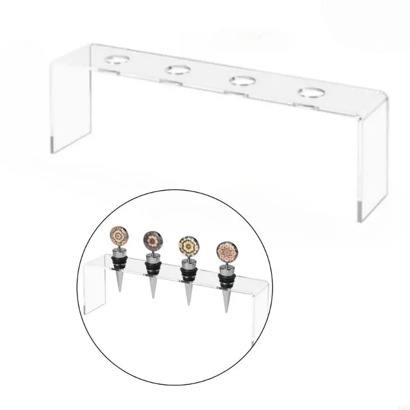 Clear Acrylic Wine Display Stands Countertop Organization Durable