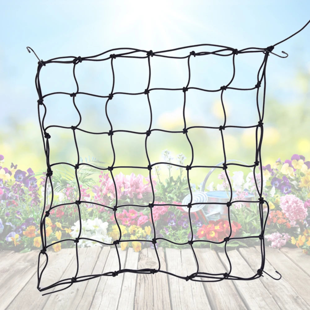 Stretch Net Polyester Supporting Equipment Pressed Branch Net with Removable Hook Support Plants Stretchable for Garden Fence Zpaxo