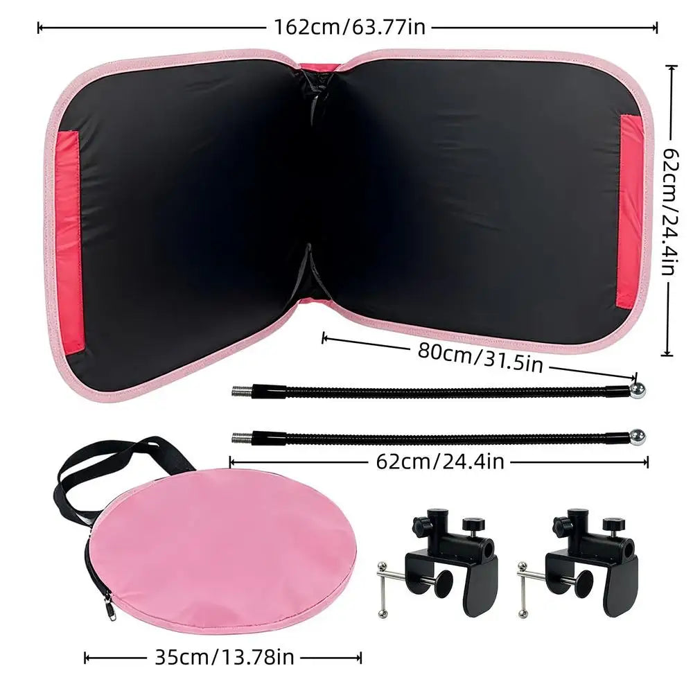 Desk Shade For Office Overhead Privacy Blocking Cover Office Glare Shade For Men Adults Coworkers Colleagues Teachers Employees Zpaxo Red China Mainland