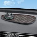 Car Dashboard Anti-Slip Mat, 360° Phone Holder & Parking Pad Dashboard Phone Organizer Zpaxo Brown