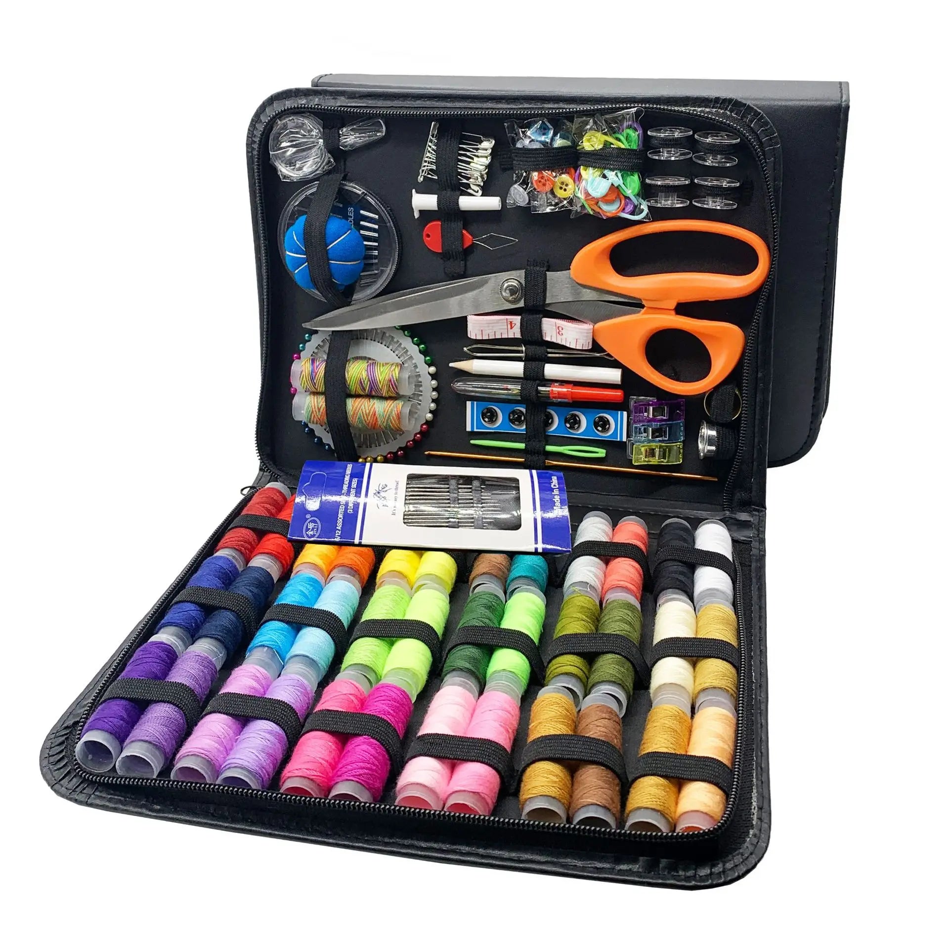 Portable Household Multi-function Sewing Kit Box DIY Embroidery Handwork Tool Needles Thread Scissor Set Travel Accessories Zpaxo