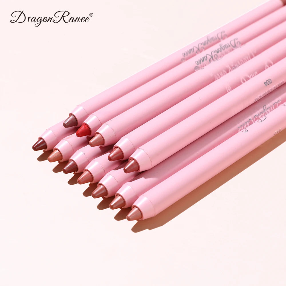 Waterproof Matte Lip Liner in Bean Paste Color, Lip Plumping Lipstick Pen, Non-Fading Lip Liner, Waterproof and Sweat-Proof Long-Lasting Matte Lip Liner, One-Second Plump Lip Lipstick Pen Zpaxo