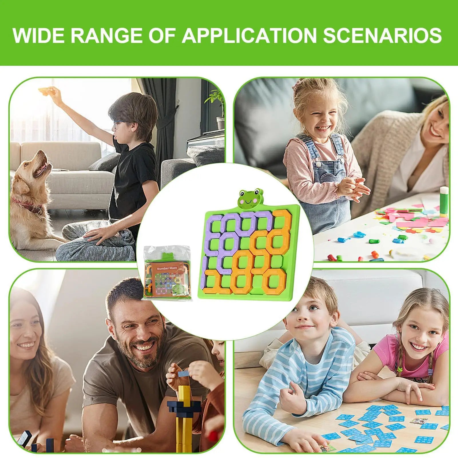 Number Puzzle Number Maze Game For Kid Interactive Educational Playgame Toy For Girl Home Playtime Boy Hand-Eye Coordination Zpaxo