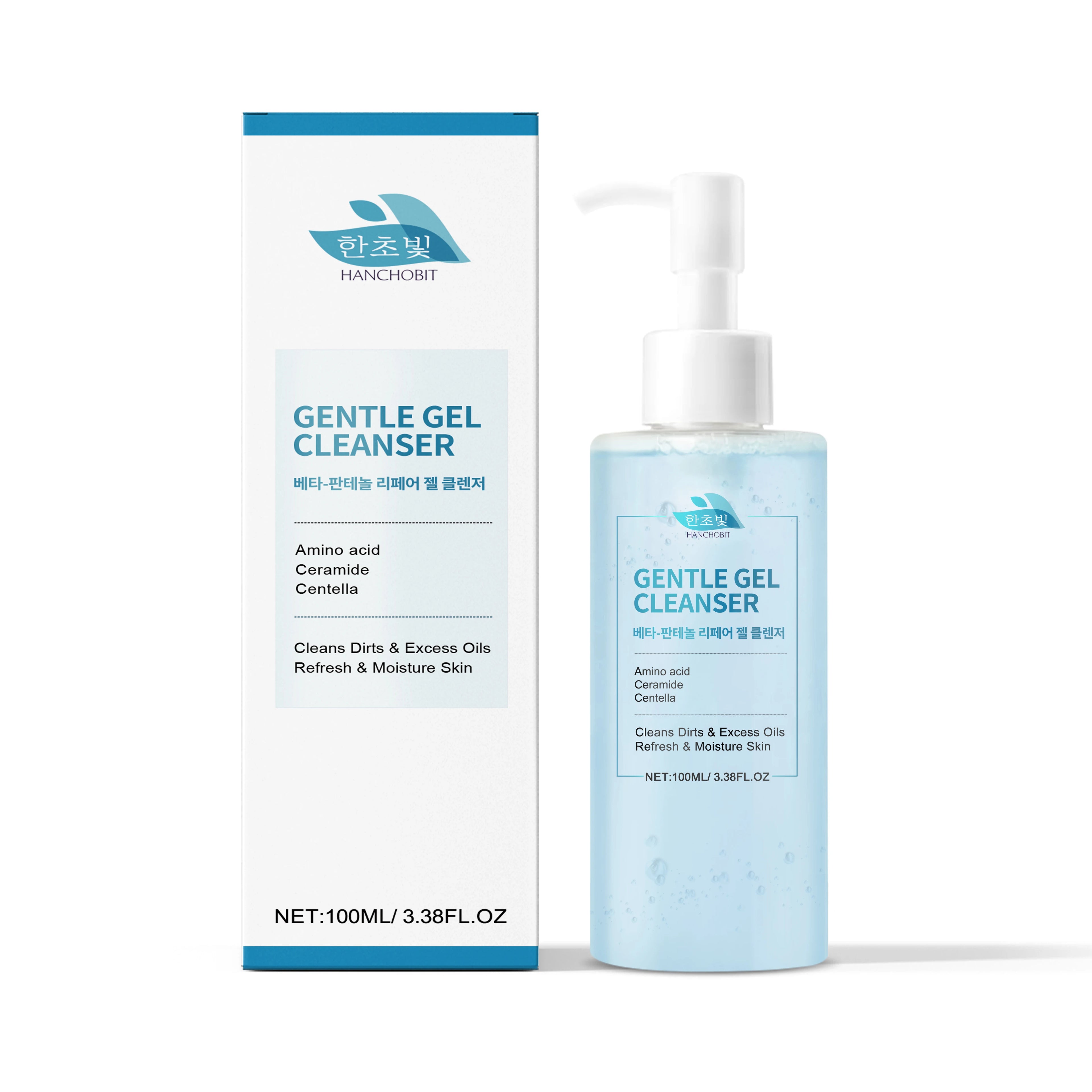 Beta-Panthenol Gel Cleanser: Gentle Cleansing, Leaves Skin Soft and Tender – Transparent Gel, Refreshing Facial Cleanser Zpaxo