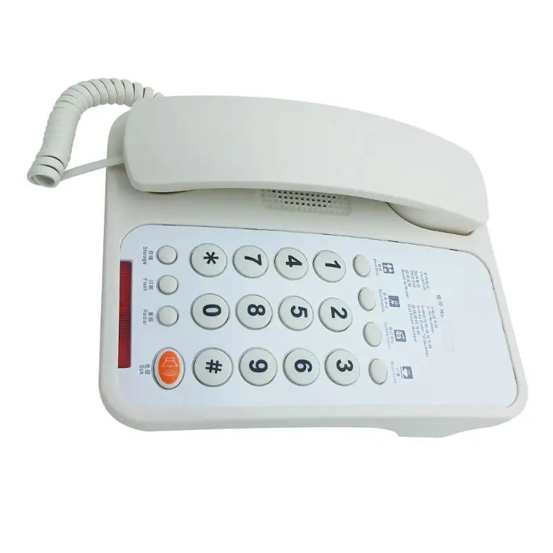 652F Corded Landline Telephone Desktop Phone Noise Reduction Zpaxo