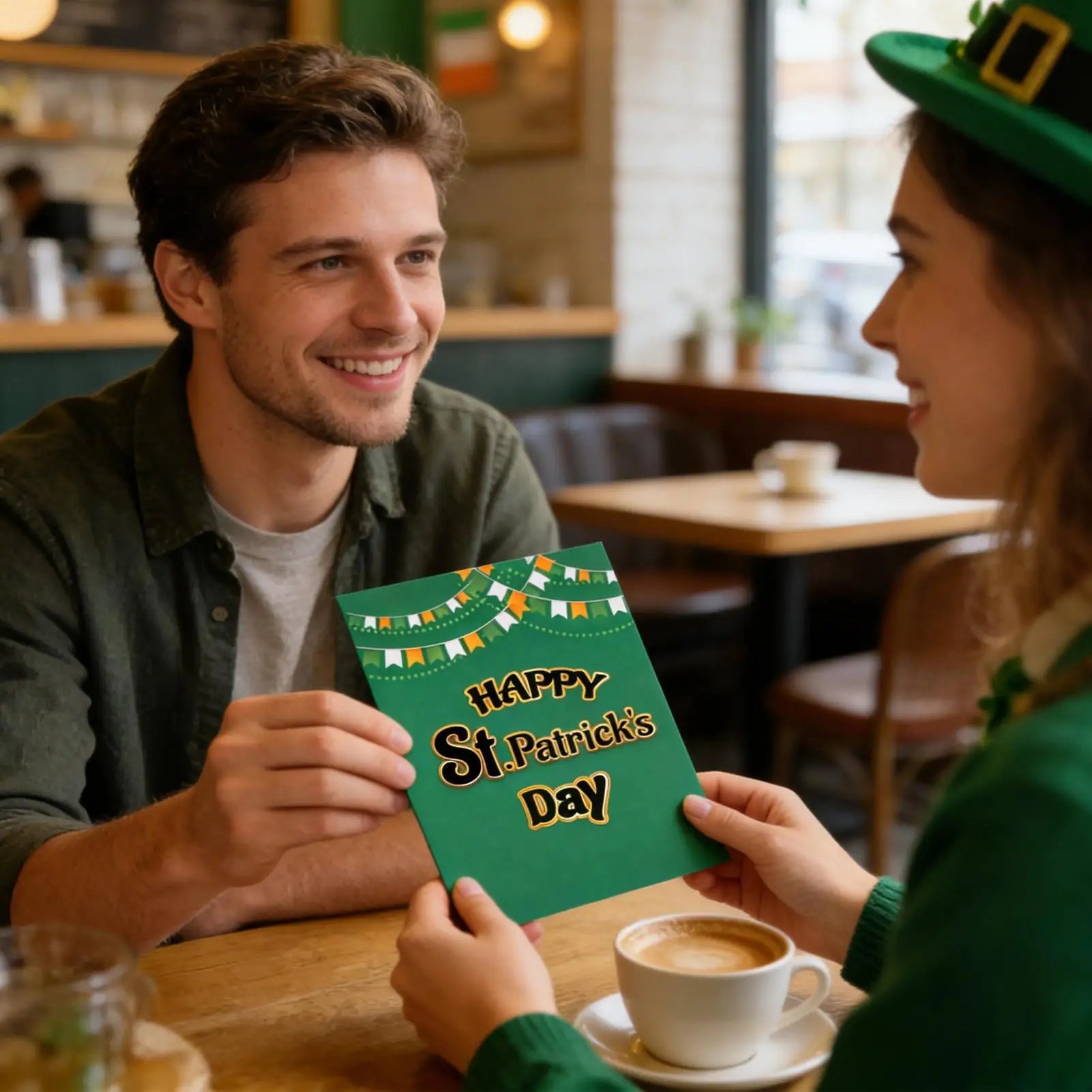 St Patricks Day Card 3D Popup Greeting Cards Festive Celebration