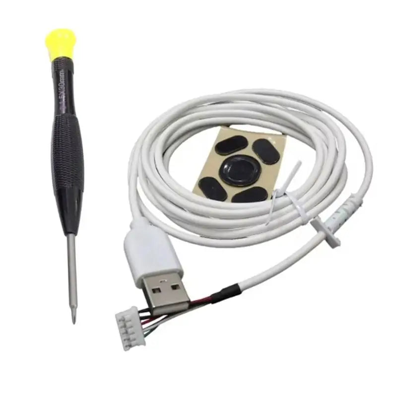 652F Complete Mouse Upgrades Rubber Wire Surfaces Adaptive Feet Zpaxo