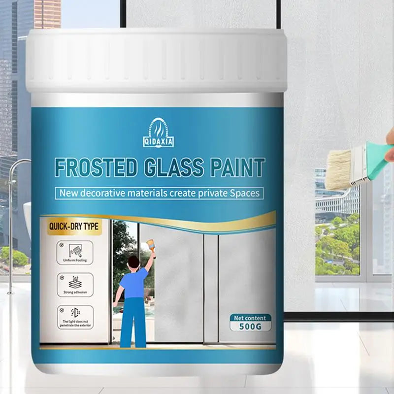 Matte Glass Paint Opaque Bathroom Window Sandblasting Water-based