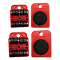 Heavy Duty Furniture Mover Roller Set – 2/4/5pcs Floor Protector Furniture Mover Set Zpaxo 4Pcs-wheel