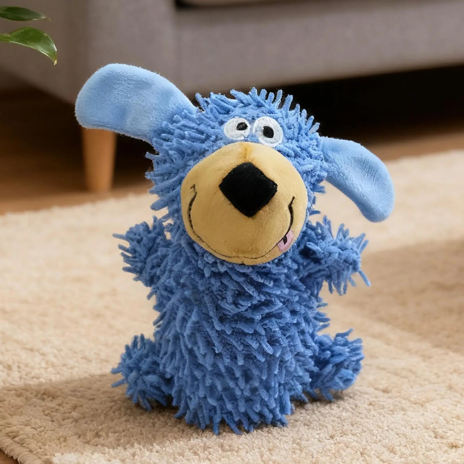 Plush Squeaky Dog Toy Puppy Chew Toys for Teething Enrichment Stimulation Puppy Chewers for Companionship Entertainment Reward Zpaxo