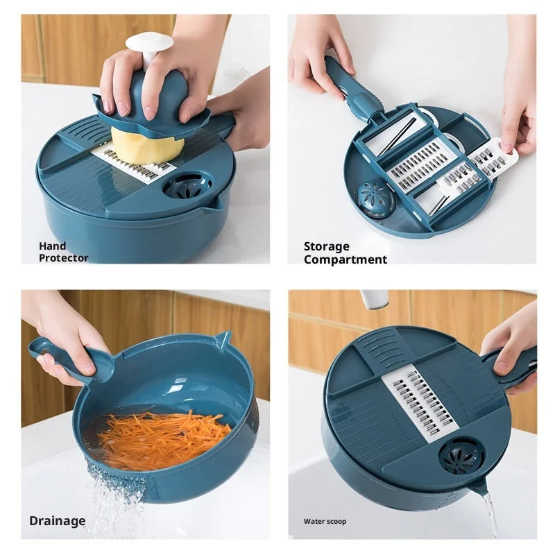 New Kitchen Vegetable Slicer, Multi-functional Potato Peeler, Radish Scraper, Shaver, Slicer, and Grater, A Marvelous Tool Zpaxo