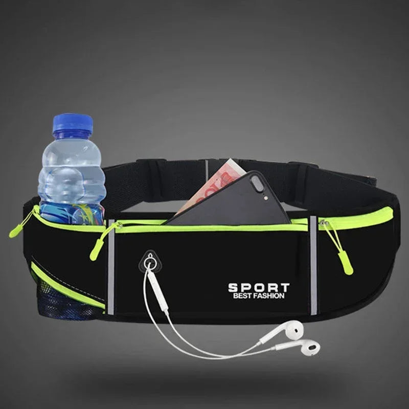 Reflective Sports Waist Bag – Running & Cycling Belt Pouch