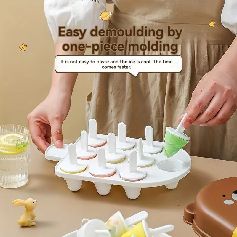 Bear Ice Cream Cube Mold Maker Zpaxo