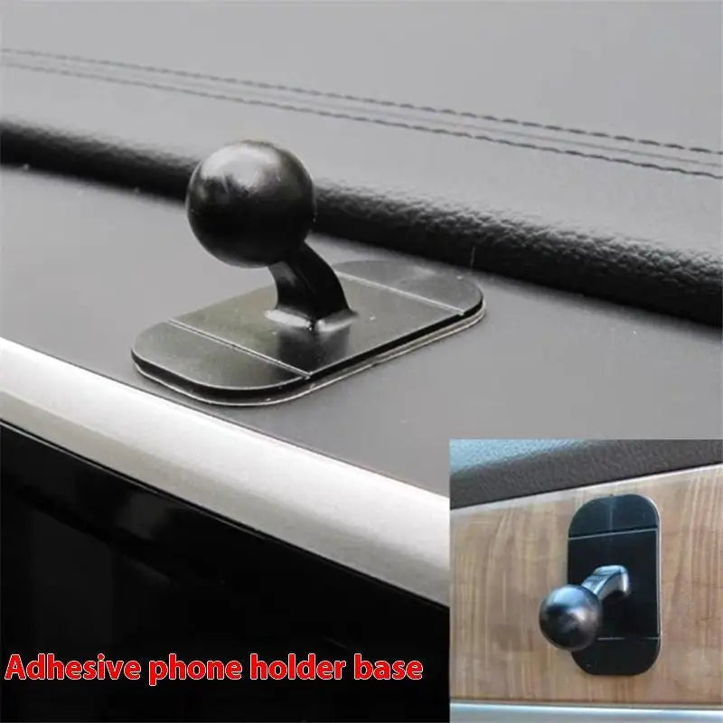 Self-Adhesive Car Dashboard Phone Holder Base – 2 to 5 Pack