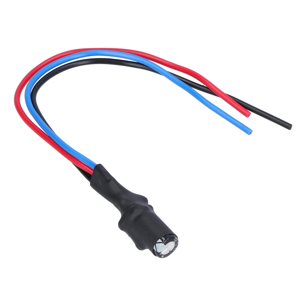 Backup Camera Rectifier Reverse Camera Signal Filter 12V Relay Capacitor Rectifier Cable for Germany/ Car Series Zpaxo black