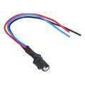 Backup Camera Rectifier Reverse Camera Signal Filter 12V Relay Capacitor Rectifier Cable for Germany/ Car Series Zpaxo black