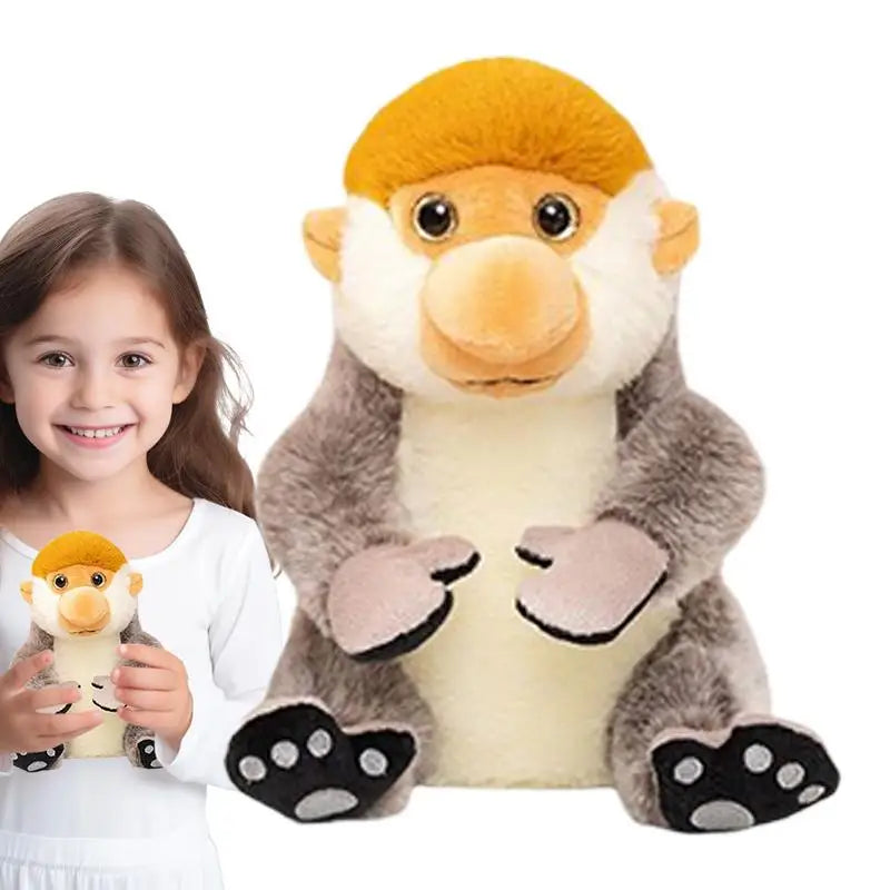 Stuffed Monkey Plush Stuffed Toys Monkey Plush Doll Sleep Aid Huggable Realistic Soft Doll Collectible Kids Toys For Bedroom Zpaxo United States
