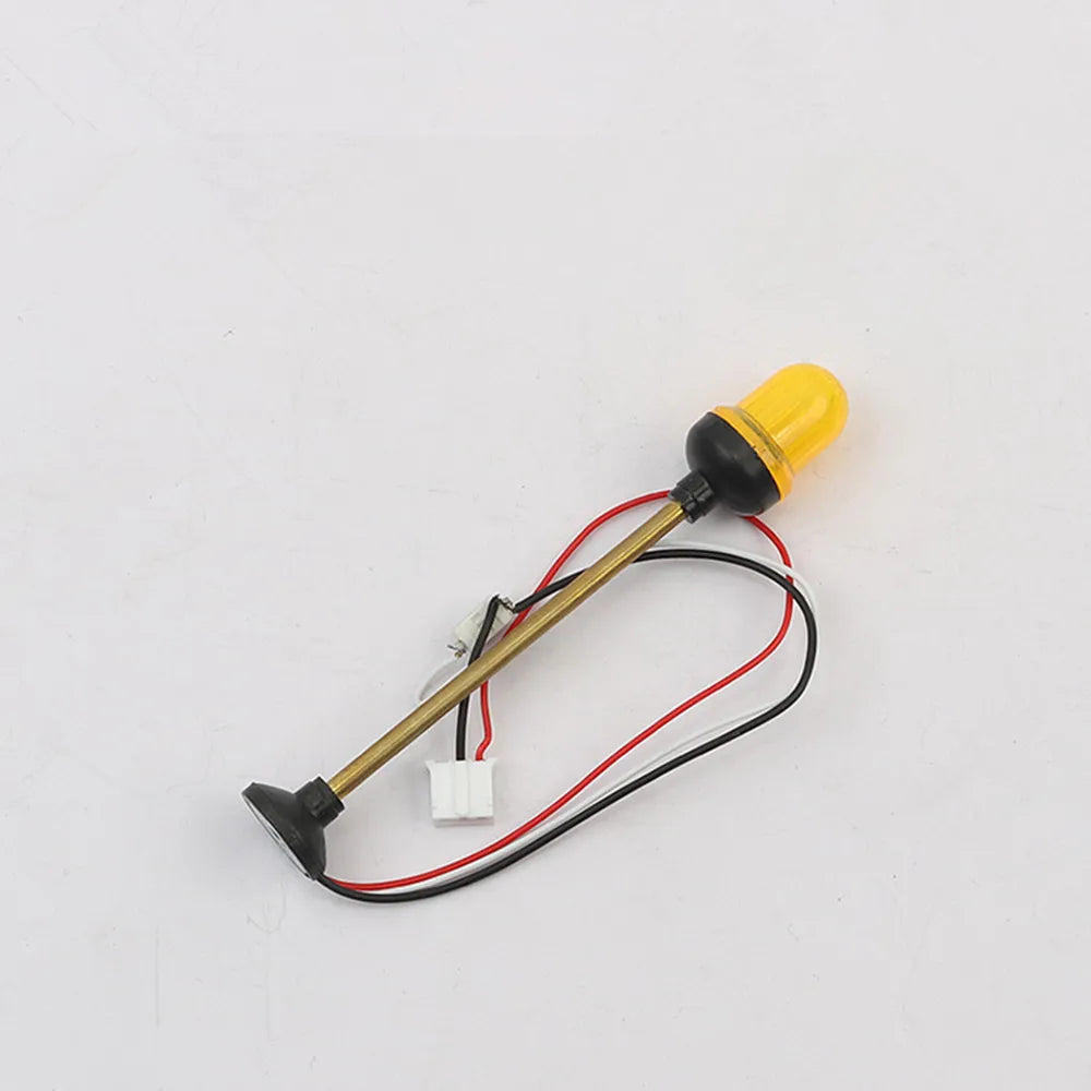 Henglong LED Flashing Warning Light Caution Lamp 3-18V 1 16 Version 6 Zpaxo Yellow Round