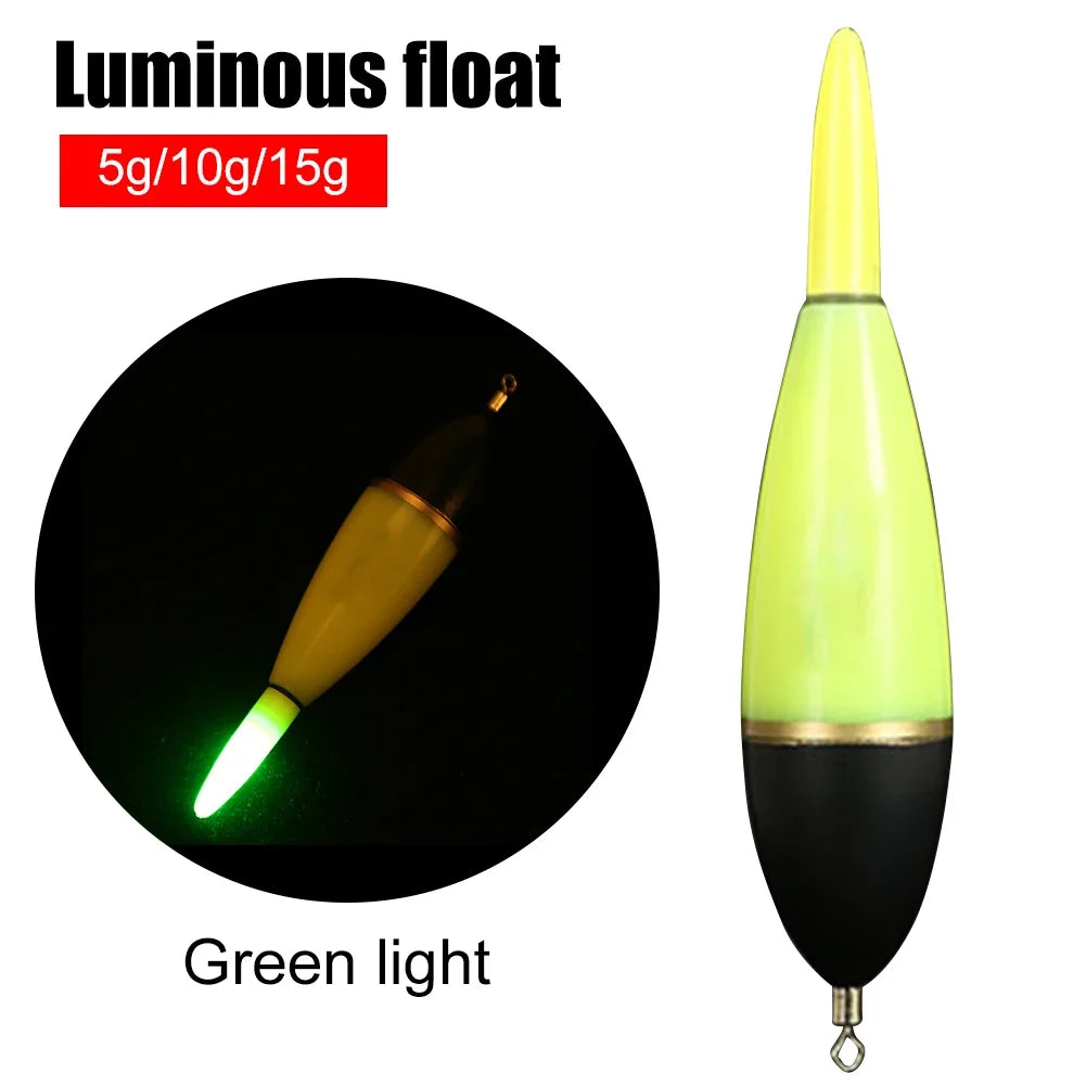 Lightweight Luminous Fishing Night Float Portable Glow Pressure Zpaxo