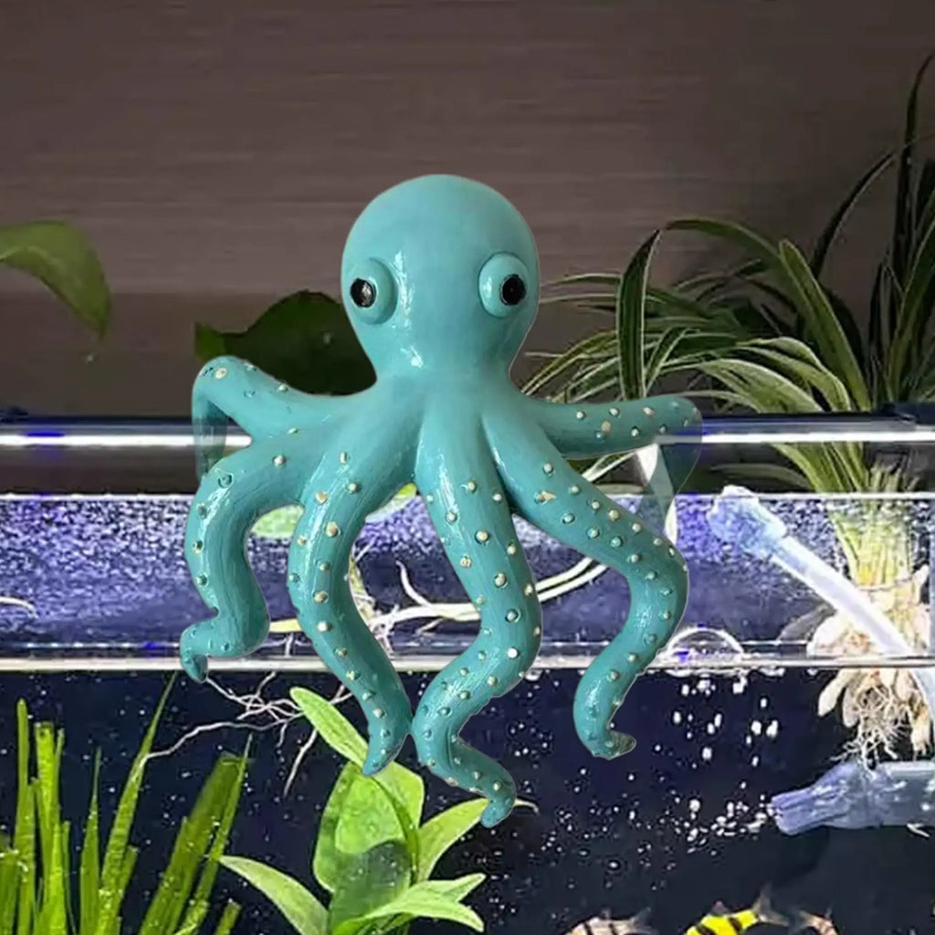 Plant Pot Hanger Resin Hangable Climbing Decoration Octopus Figure