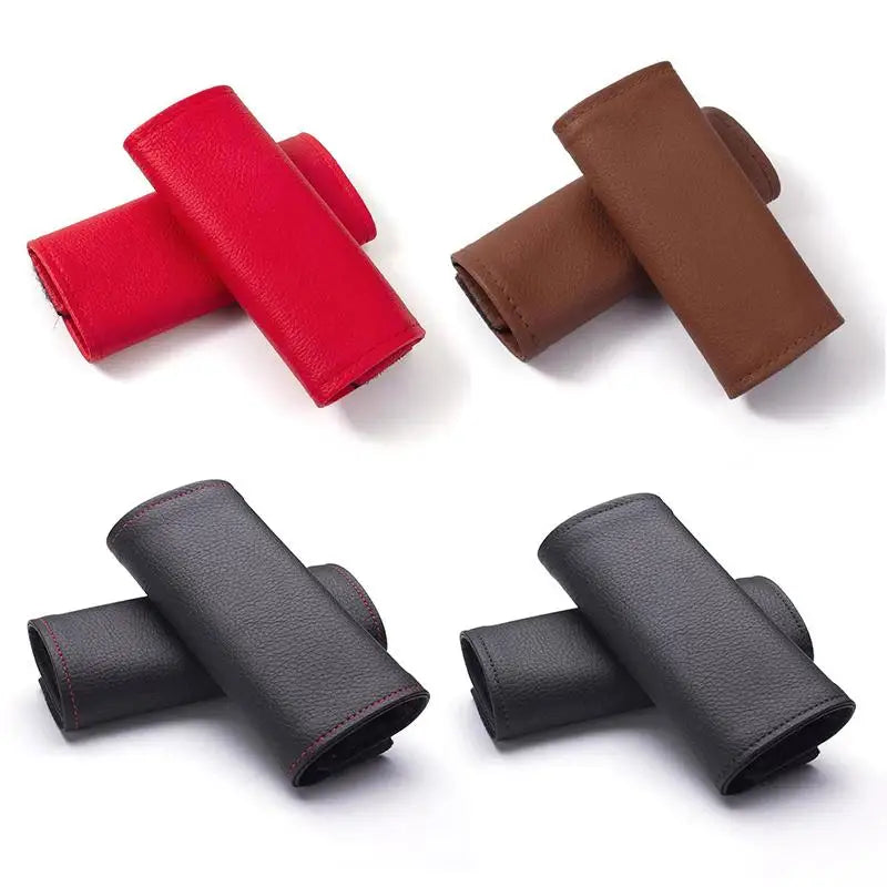 2-Pack PU Leather Car Door Inner Handle Covers | Interior Upgrade