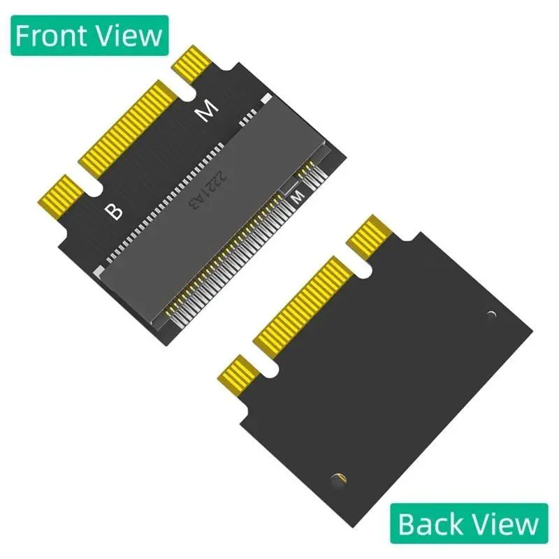 652F M.2 2230 to 2242 Extension Adapter NVME B+M NVME M 2230 to 2242 Card Computer Adapter Board for X270 X280 T470 Zpaxo