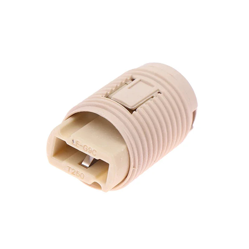 G9 Lamp Holder Ring Bases Socket Plastic Shell Ceramic M10 Bracket Zpaxo