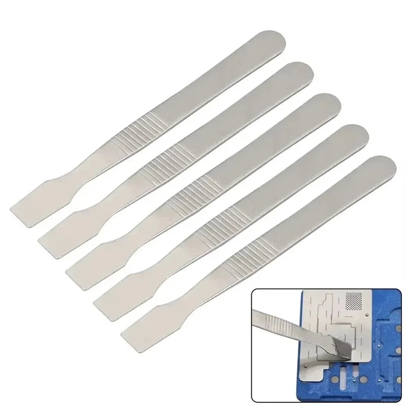 Flux Scraper Metal Spudger Solder Paste Stainless Steel Knife Blade