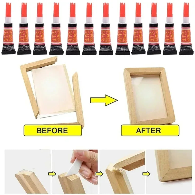 Liquid Super Glue Wood Rubber Metal Glass Cyanoacrylate Adhesive Stationery Store Nail Gel 502 Instant Strong Bond Leather Zpaxo