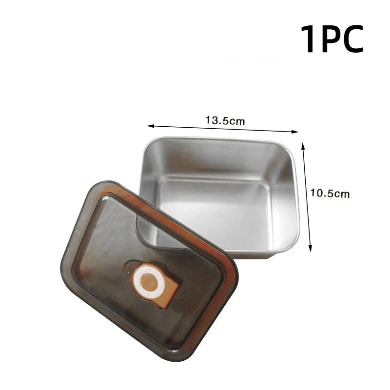 CM4pc Stainless Steel Food Storage Containers Thickened Leakproof Zpaxo A