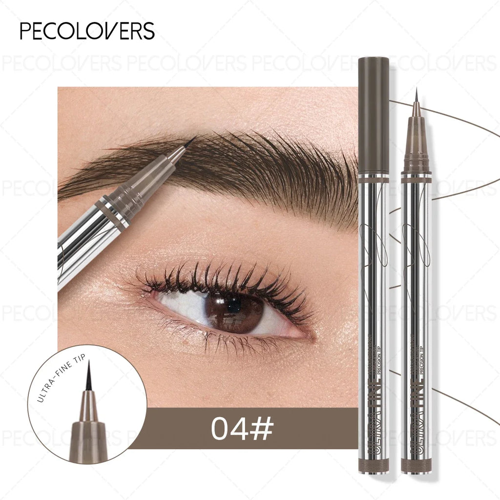 0.01mm Ultra Fine Eyebrows Pencil Waterproof Sweat-proof Liquid Eyebrow Pen Long Lasting Professional Makeup Eye Cosmetics Zpaxo 04