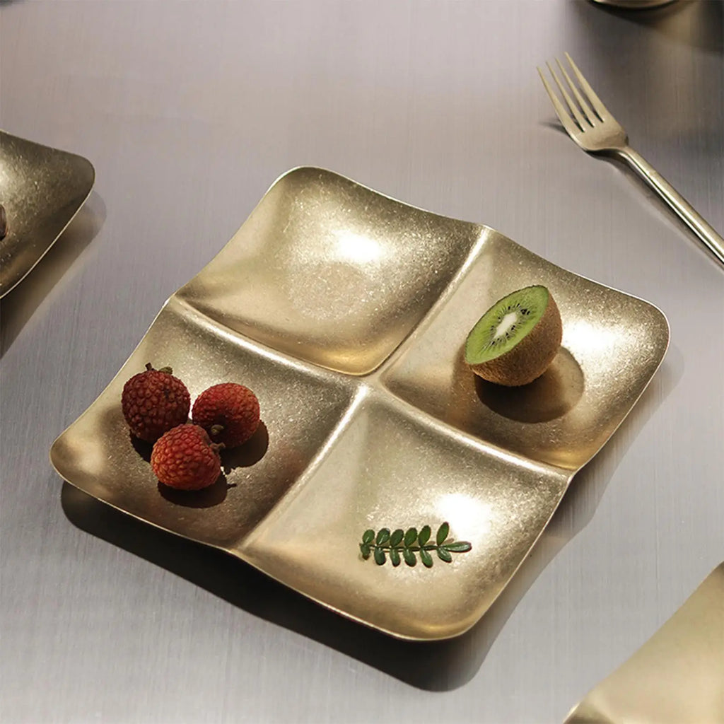 Snack Platter Portable Decorative Plate Tray Home Kitchen Living Room